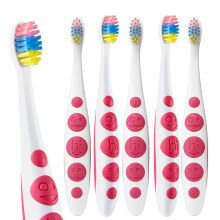 hello Unicorn Baby and Toddler Soft Toothbrush for All Ages BPA Free Easy to Grip Handle 6 Count