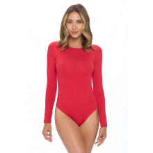 Natural Uniforms bodysuit met lange mouwen (rood X-groot)