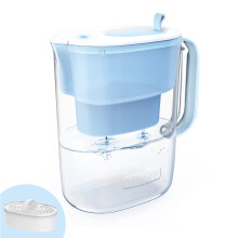 Waterdrop 200-gallon waterfilterkan met lange levensduur voor 10 kopjes en 1 filter NSF-gecertificeerd 5x keer levensduur Vermindert PFOA/PFOS-chloor