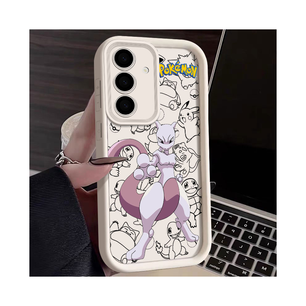 (TYCWH 04, For Galaxy S21) Pokemon Sylveon Snorlax Squirtle S24FE Phone Case
