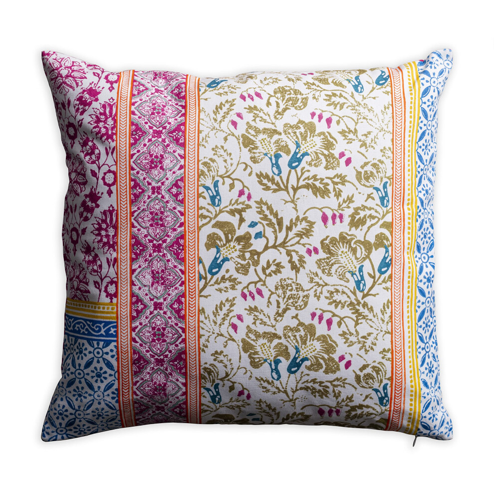 Housse de coussin d   corative Maison d'Hermine 100 % toile de coton lavable avec fermeture    clair invisible pour lit, salon, maison, bureau, canap