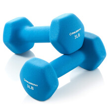 Filosofie Gimnastica Neprene Ganteu Hexagon Greuta?i de mna 3 Lb Pereche - 6 lb Total