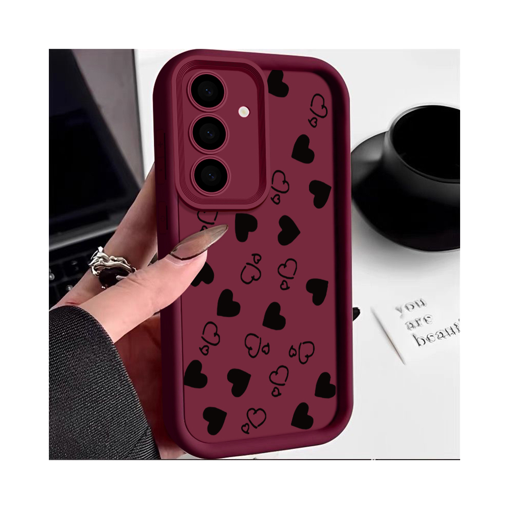 (6, For Samsung S24ultra) Simple Love Phone Case Suitable Samsung S24 S23 S2 967854673395