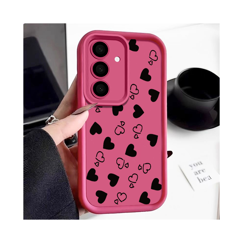 (5, For Samsung S24ultra) Simple Love Phone Case Suitable Samsung S24 S23 S2 967854673555