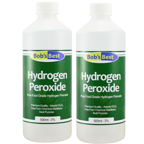 Food Grade Hydrogen Peroxide 3% - 1000ml - Additive-Free