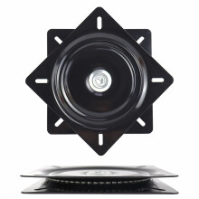2Pack 8 tommer dovne susans pladespidser lejer drejelig zinkplade sort firkant dovet susan hardware tunge dov
