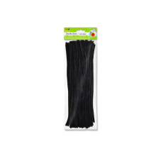 Krafty Kids GC027B Limpeza de Tubos, 1/4" x 12" X 100 Peças, Preto