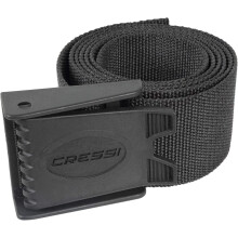 Cressi Nylon Vikterem w/Plastspänne, Svart