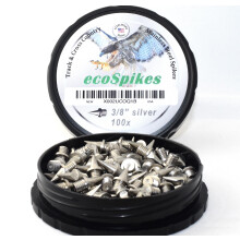 Ecospikes rostfritt stl spr och lngdskidor (3/8 """" Silver 100x)
