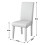 Refurbished Home Pair of Midback Dining Chairs - Chocolate 2