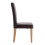Refurbished Home Pair of Midback Dining Chairs - Chocolate 3
