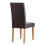 Refurbished Home Pair of Midback Dining Chairs - Chocolate 4