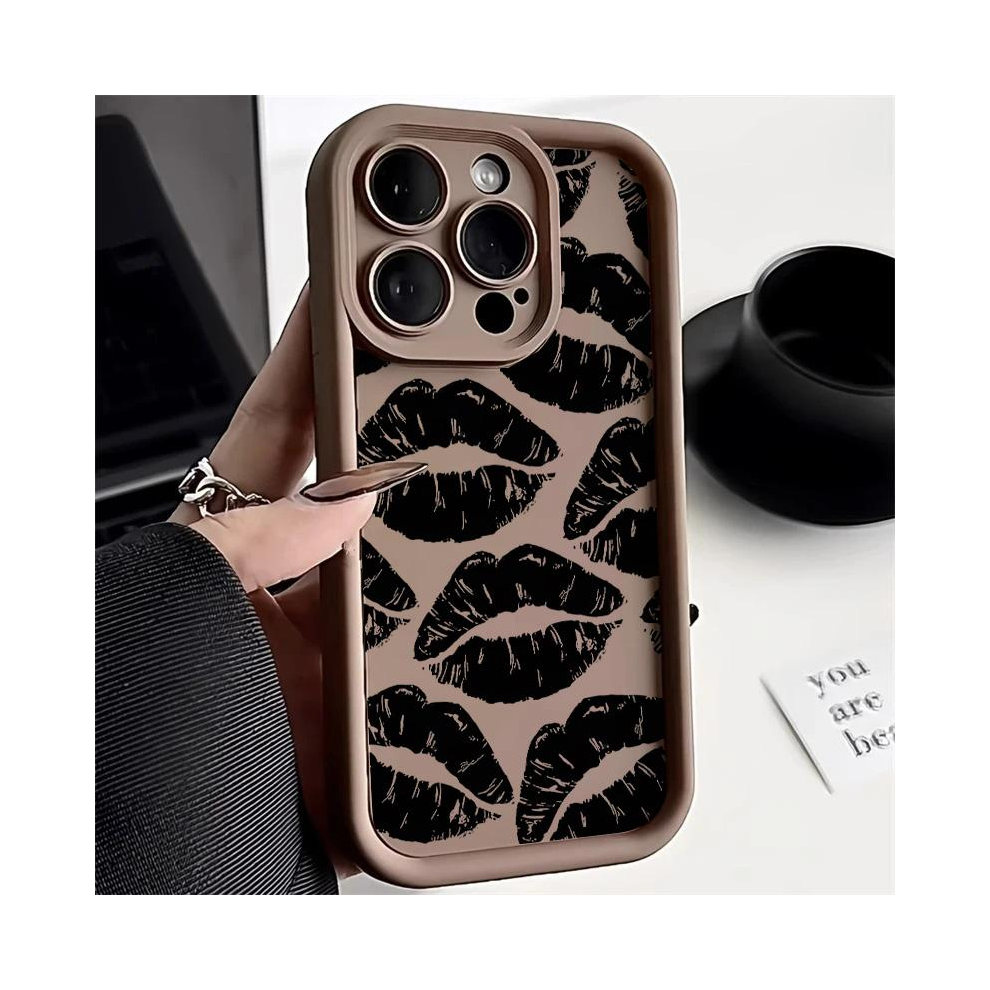 (S13174, Samsung A12 5G) Fashion Lip Printed Case For Samsung Galaxy A24 A0 967854682762