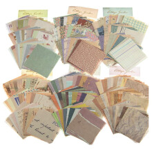 MOLNESO Scrapbook Paper 360pcs  Small Earth Tones Scrapbooking Paper for Vintage Crafts Junk Journal Supplies  Neutral Decorative Scrap Paper Sheets M
