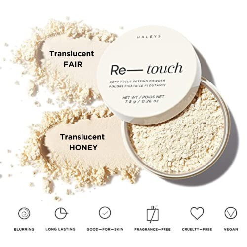 HALEYS Re-touch Πούδρα Σταθεροποίησης VEGAN + ΧΩΡΙΣ ΠΛΑΝΗ, Ελαφριά, Μη Συσσωρευμένη 1