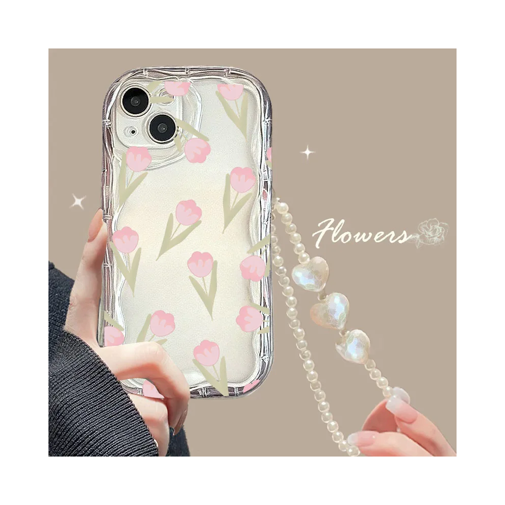(S12296, Samsung A52(A52s)) 3D Flower Chain Lanyard Case For Samsung Galaxy S2 967854711981