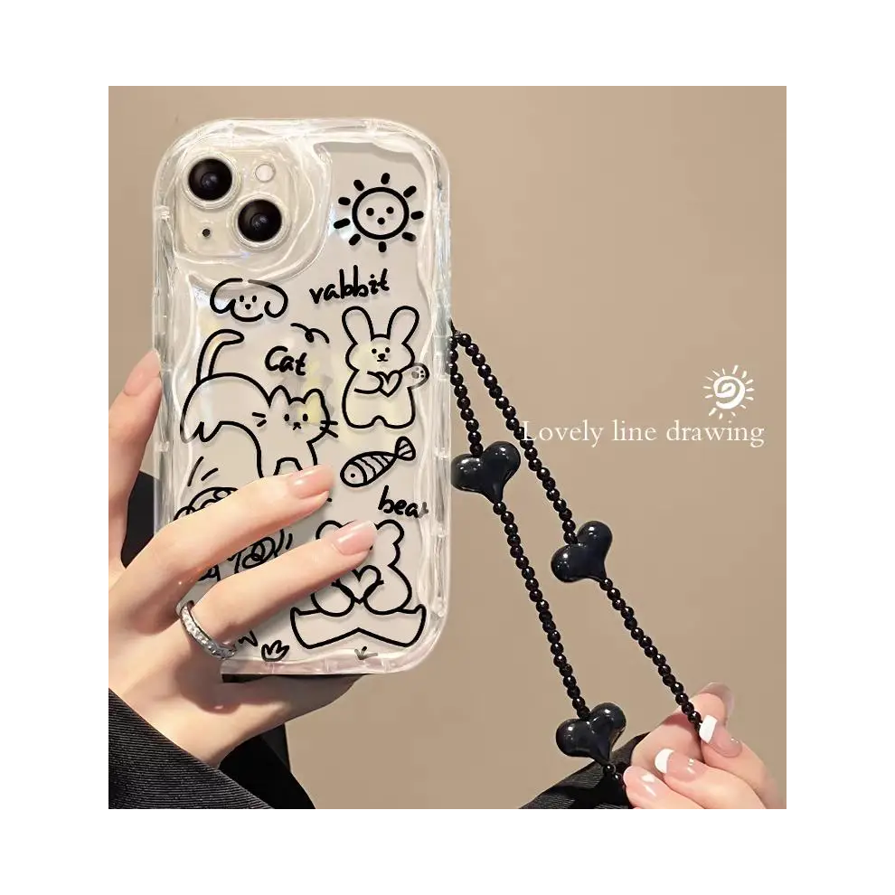 (S11710, Samsung S21 Ultra) 3D Flower Chain Lanyard Case For Samsung Galaxy S2 967854712353