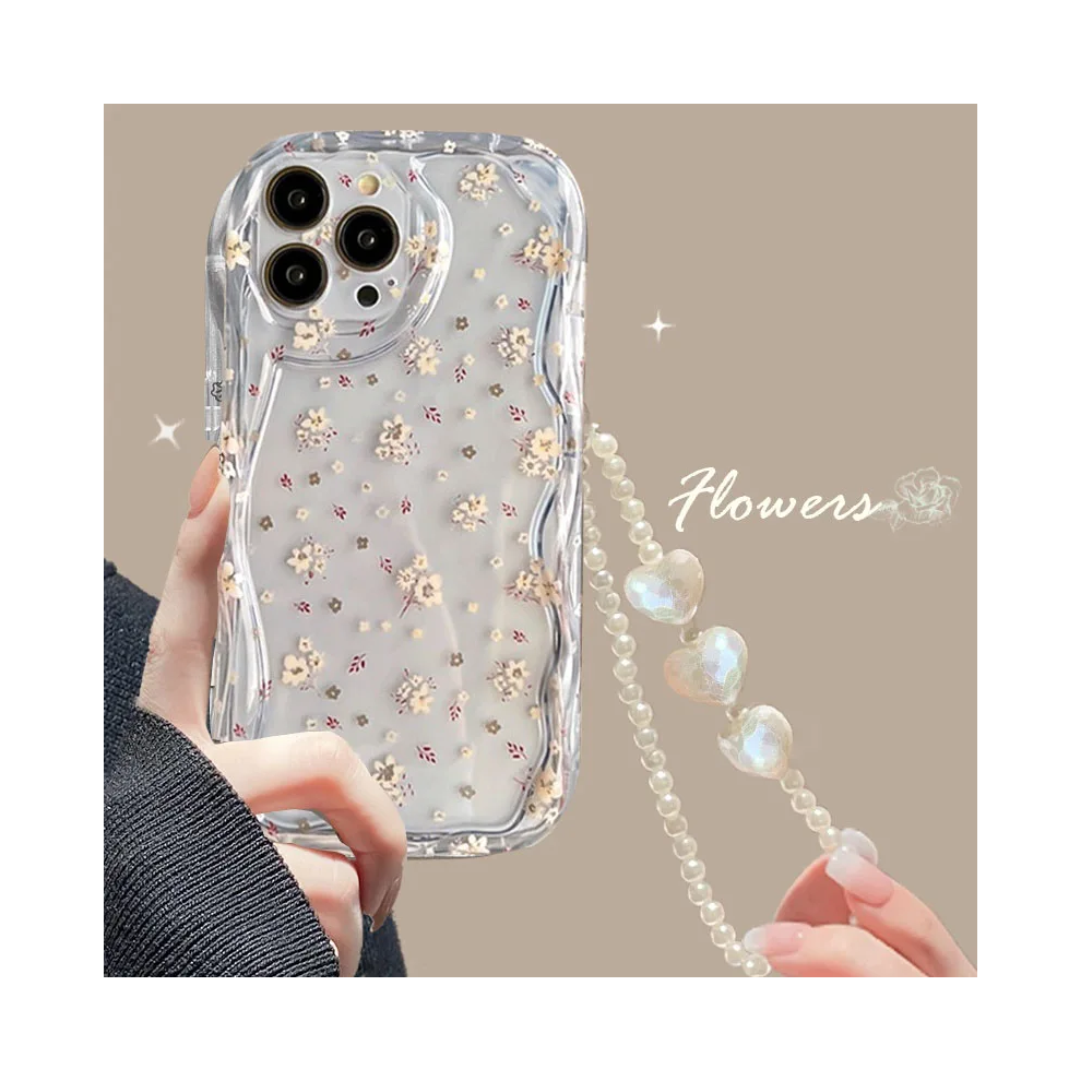 (S12043, Samsung A34 5G) 3D Flower Chain Lanyard Case For Samsung Galaxy S2 967854712957