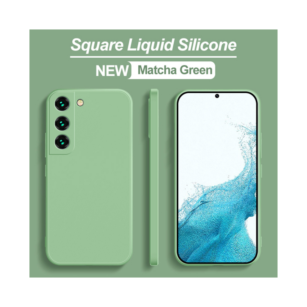 (, For S10e) Soft Liquid Silicone Case For Samsung Galaxy S21 S Green 967854726565