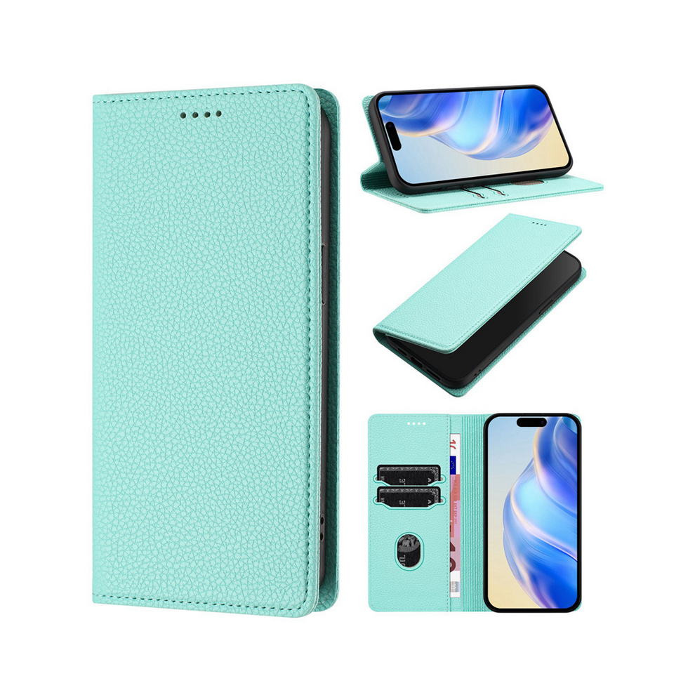 (Mint For Galaxy S24 Plus) Rfid Blocking Leather Case For Samsung Galaxy S25 Green 967854729092