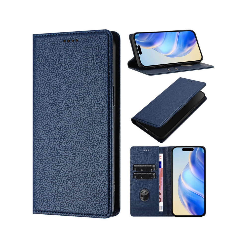 (Dark For Galaxy S20 Ultra) Rfid Blocking Leather Case For Samsung Galaxy S25 Blue 967854730166