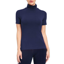Dames coltrui-topjes voor laagjes marineblauw X-Large