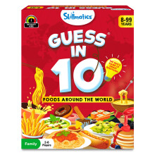 Skillmatics Card Game - Guess in 10 Foods Around The World Educational Travel Toys for Boys Girls and Kids Who Love Board Games Geography and Hist