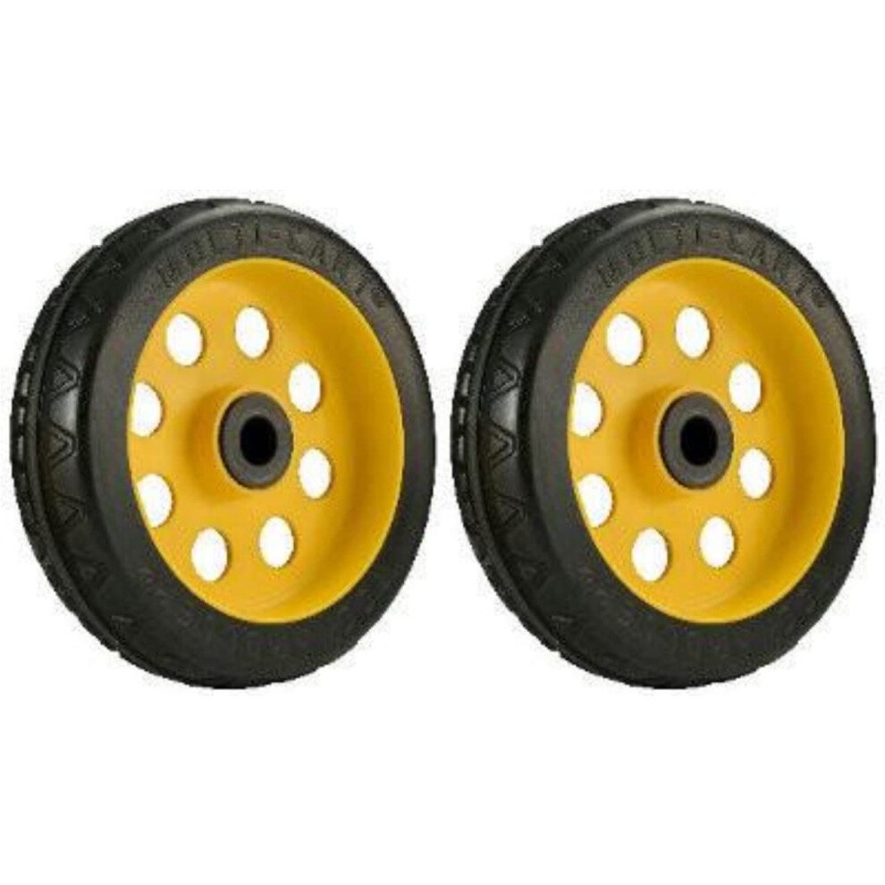 Rock-N-Roller R-Trac Caster 2-Pack, 20,3 X 2" Coppia Di Ruote Per R12 Multi-Carts, Mozzo Simmetrico (RWHLS8X2)-image