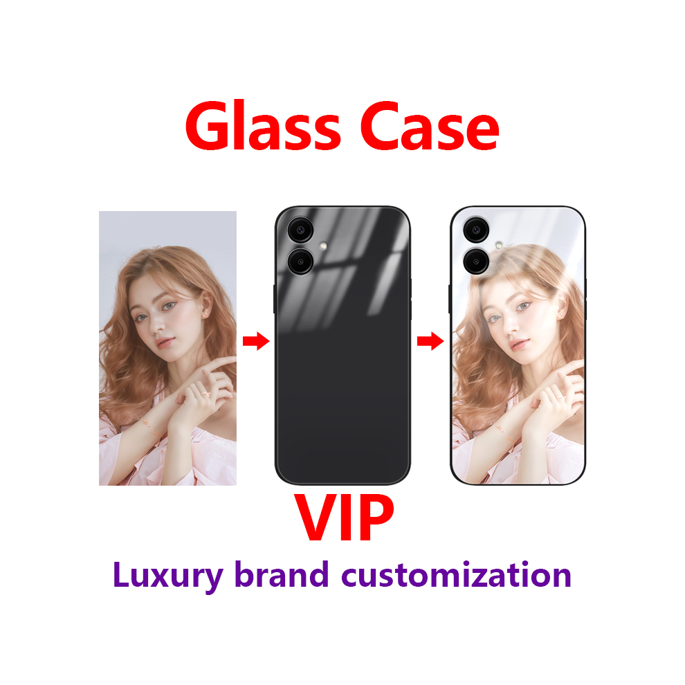 (Glass-Case, S24 FE) Case For Samsung Galaxy S24 S25 S23 S22 S21 S30 FE