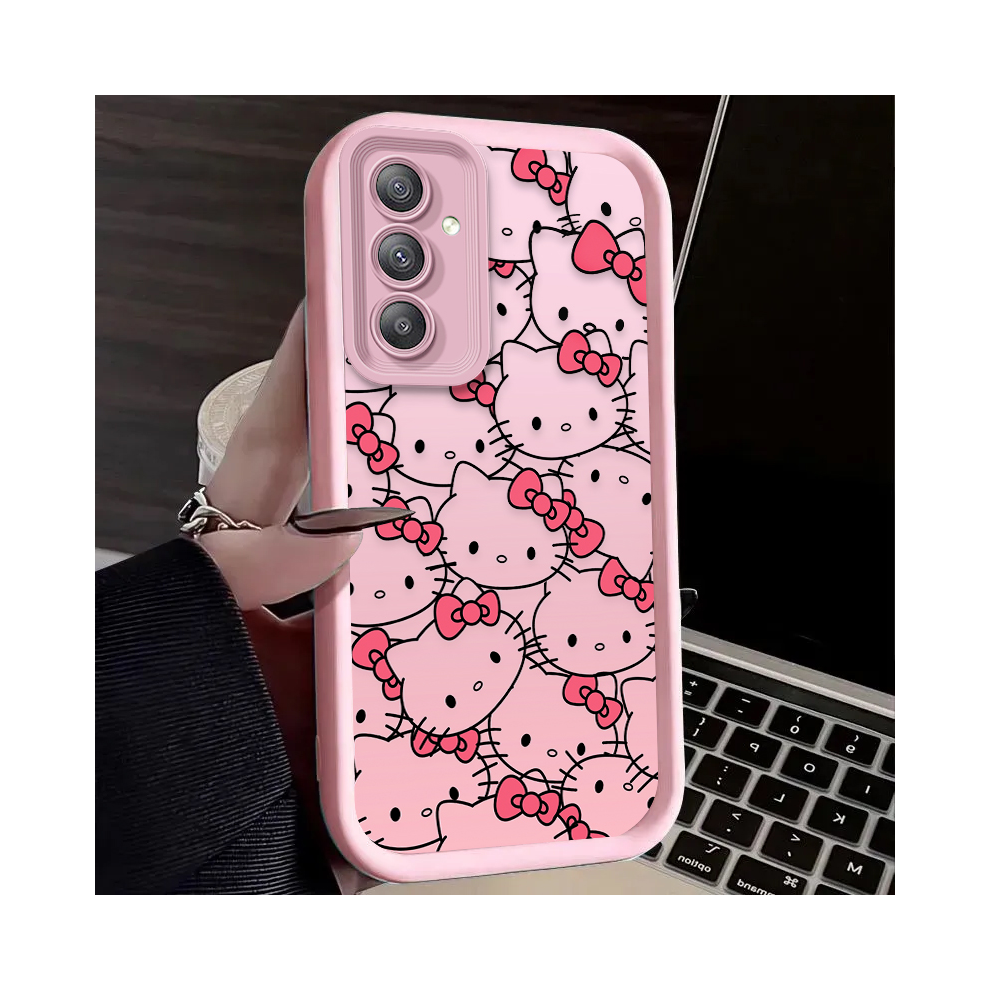 (8, S24) Cute Anime Hello Kitty Bow Case For Samsung Galaxy 967854767582