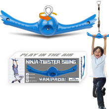 YAMIPROBI Ninja-Twister Swing Spins Set: Slackline-opzetstukken - 360 handvat Twist-Spin Flips Speelgoed Activeer Ninja Powers Warrior Accessoires Ki