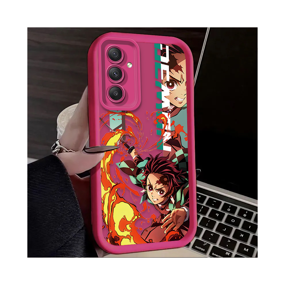 (6, For Galaxy A55 5G) Anime Cartoon Demon Slayer Phone Case For Samsung 967854804171