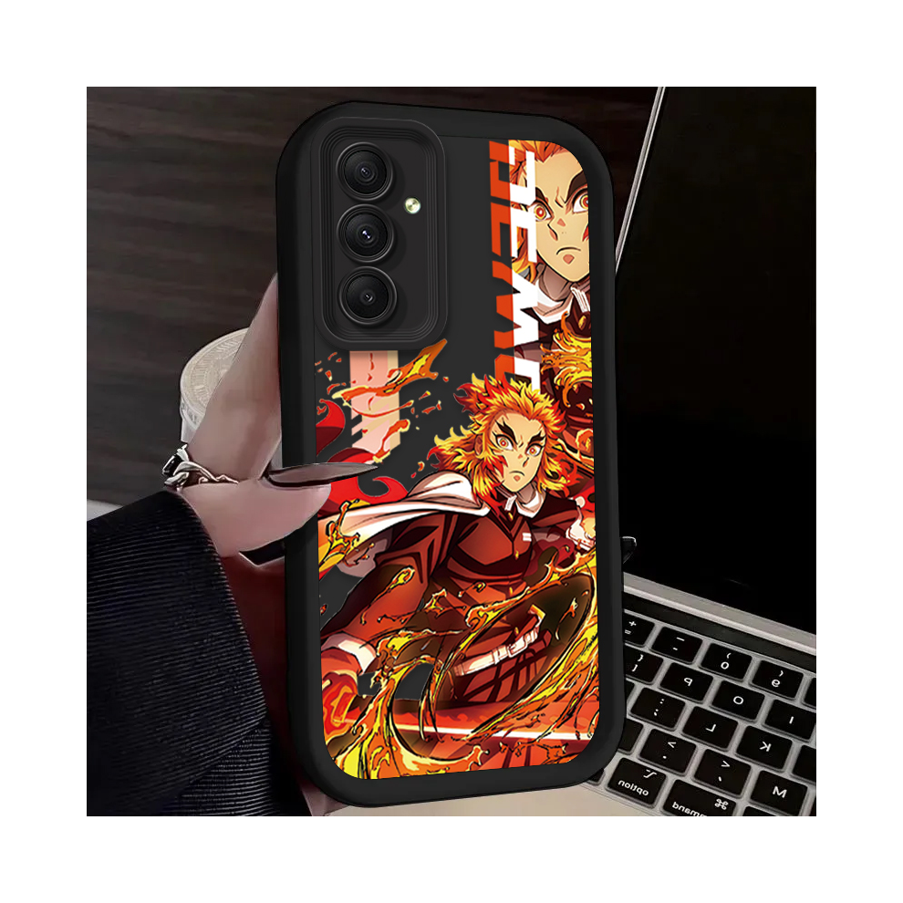 (4, For Galaxy A55 5G) Anime Cartoon Demon Slayer Phone Case For Samsung 967854804638