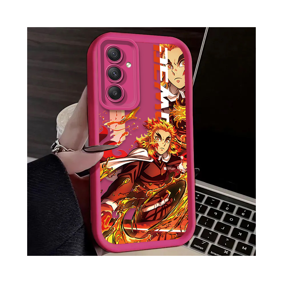 (2, For Galaxy A53 5G) Anime Cartoon Demon Slayer Phone Case For Samsung 967854805178
