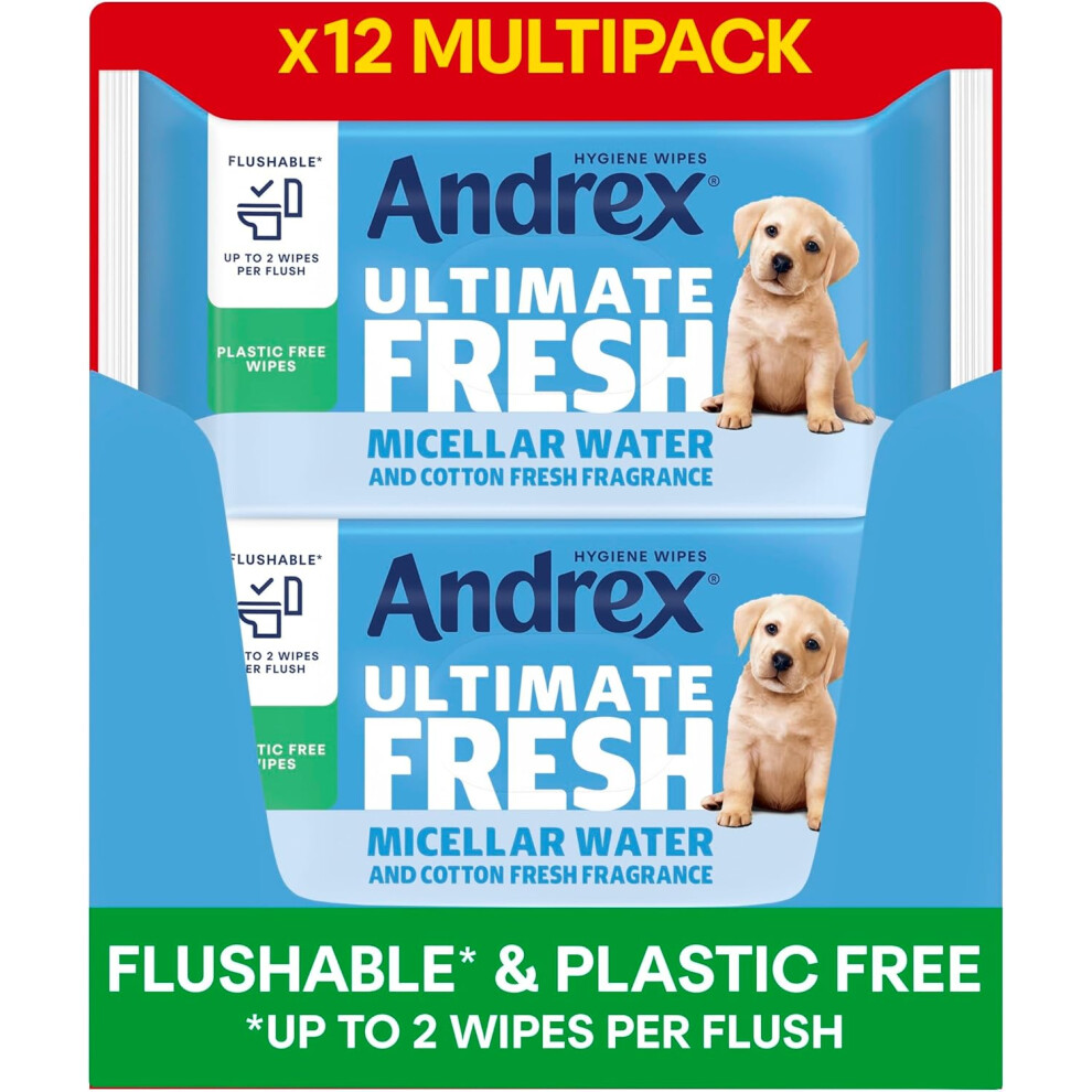 Andrex ‎Andrex Classic Clean Washlets Wipes, 12 X 36 Pack