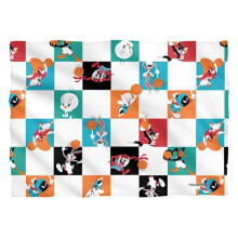 Trevco WBM1643-PLO1-20x28 20 x 28 in. Space Jam 2 & Character Tiles-Pillow Case, White