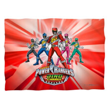 Trevco Sportswear PWR2216-PLO1-0 Power Rangers Dino Ranger Pillow Case, White - 20 x 28 in.
