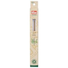 Prym 6"""" 2,5 mm Bambus-Hkelnadel, Einheitsgre, Beige