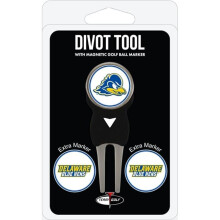 Team Golf 28345 Delaware Divot Tool Pack with 3 Golf Ball Markers - Multi Team Colors, One Size