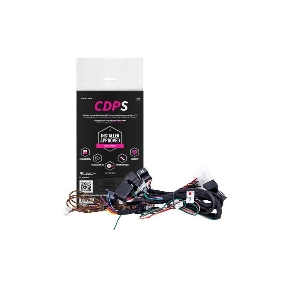 Idatalink Fti-Cdps Integration T-Harness With Secure Pts Compatible For 2011-2022 Chrysler 840127710457