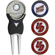 Team Golf 44845 Dayton Flyers Divot Tool Pack with 3 Golf Ball Markers - Multi Team Colors, One Size