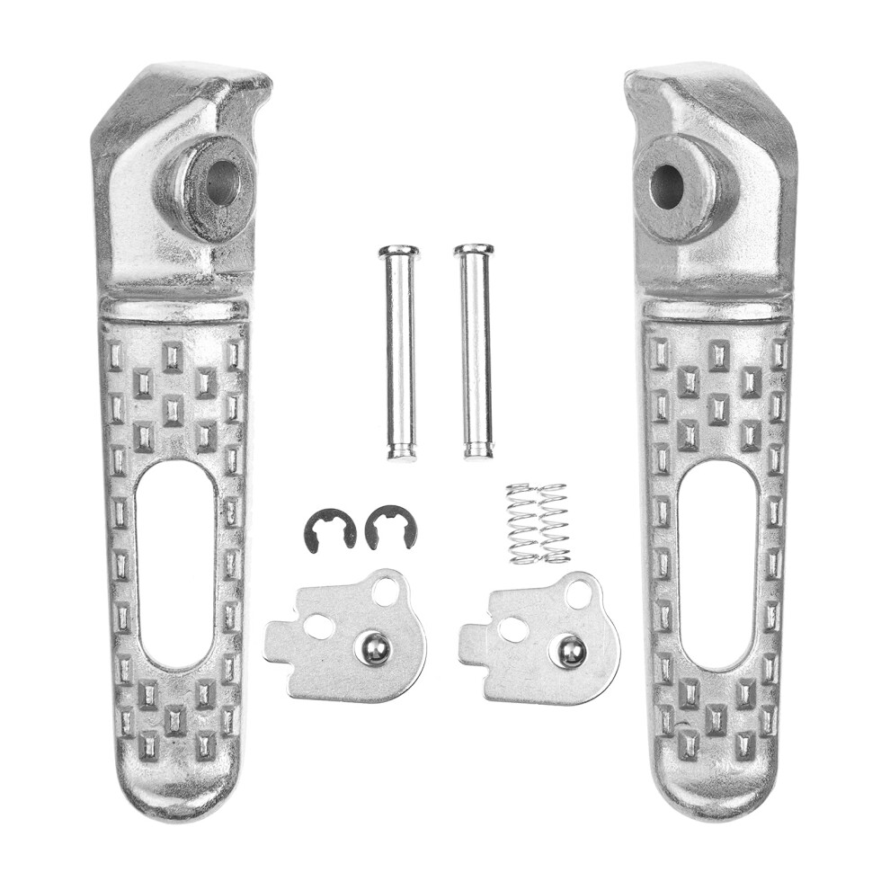 Motorcycle Rear Foot Pegs Footrests Pedal Fits For Honda Cbr600rr 2003-2023 Cbr1000rr 2004-2016 Rear- White 717044572027