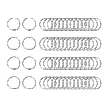 HAUTOCO 100st 0,75 tum bindemedelsringar 3/4 """" Nickelplterade sm bokringar Lst bladbindemedel fr flashkort Indexkort Notbok Skolekontor Hem