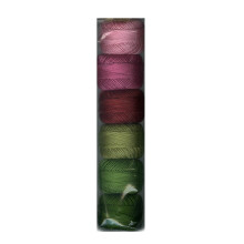 Zestaw prσbnikσw nici Presencia Pearl Cotton, rozmiar 12, Yule