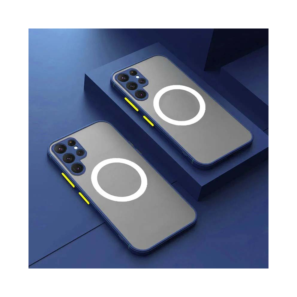 (Dark For A32(4G)) Matte Magsafe Magnetic Hard Back Cover For Galaxy Blue 967854899467