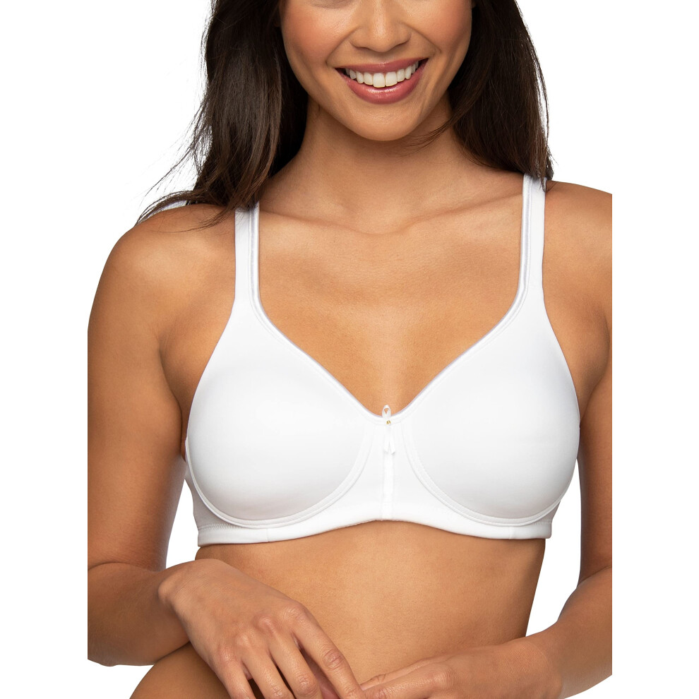 Soutien-gorge convertible sans armatures Body Caress de Vanity Fair pour femme - Blanc, taille 34DD (US)