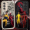 (2, Galaxy A34) Marvel Deadpool Wolverine Case for Samsung Galaxy 2