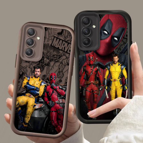(2, Galaxy A34) Marvel Deadpool Wolverine Case for Samsung Galaxy 2