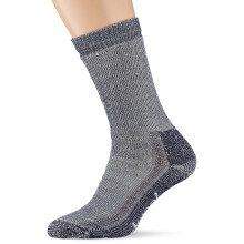 Calcetines deportivos Smartwool Hike Classic Edition con amortiguaci?n extra, paquete de 1, azul marino, talla grande