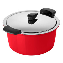 KUHN RIKON Hotpan Casseruola da portata 2 litri/18 cm Rosso